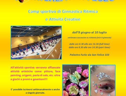 Estate Ritmicreativa: ginnastica ritmica e attività creative per la tua estate!